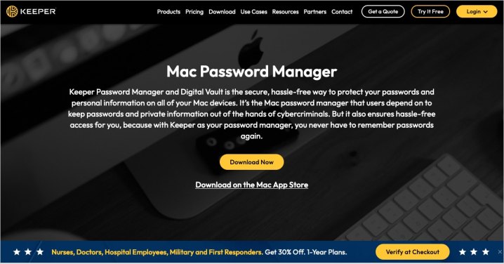 Keeper for Mac website.