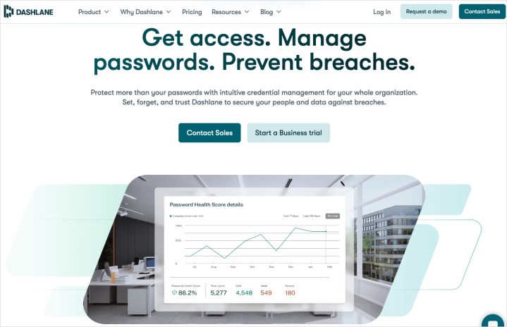 Dashlane website.