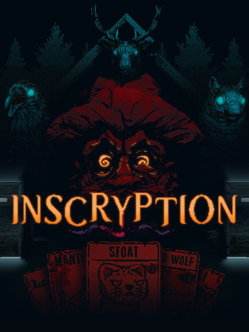 Inscryption card game scene