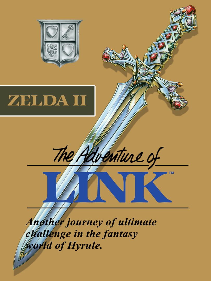 Link fighting an enemy in Zelda II: The Adventure of Link