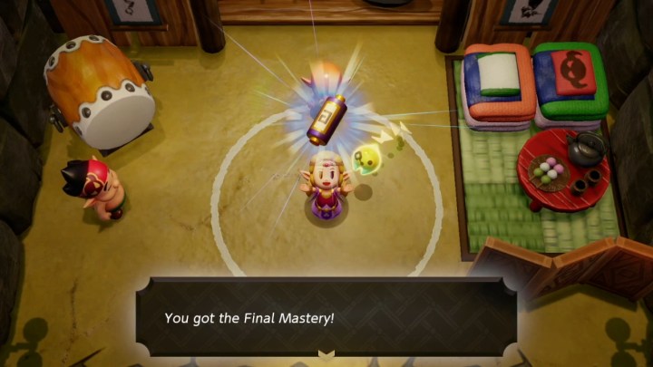 Zelda getting a scroll in Echoes of Wisdom.