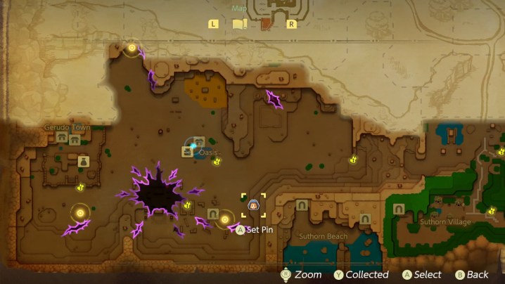 Gerudo Desert Stamp 2 Location