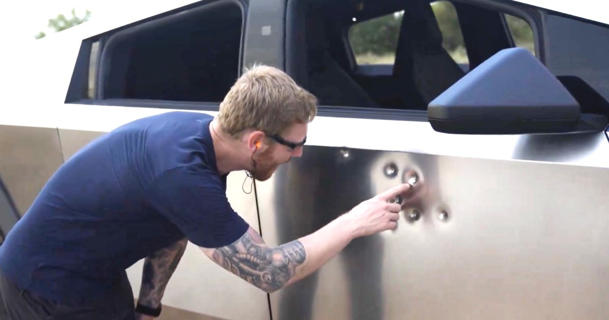 Tesla Cybertruck's Bulletproof Exterior: Behind the Scenes of the Durability Test