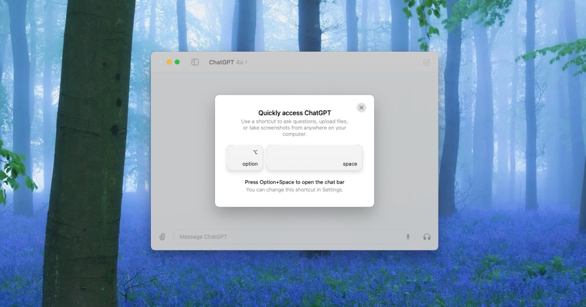 ChatGPT App Revolutionizes macOS Workflow