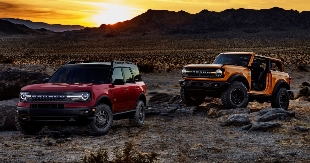 2021 Ford Bronco vs. Bronco Sport: A Detailed Comparison