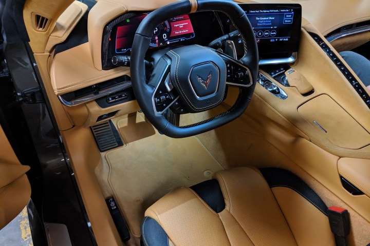 Trunk space of the 2020 Chevrolet Corvette Stingray