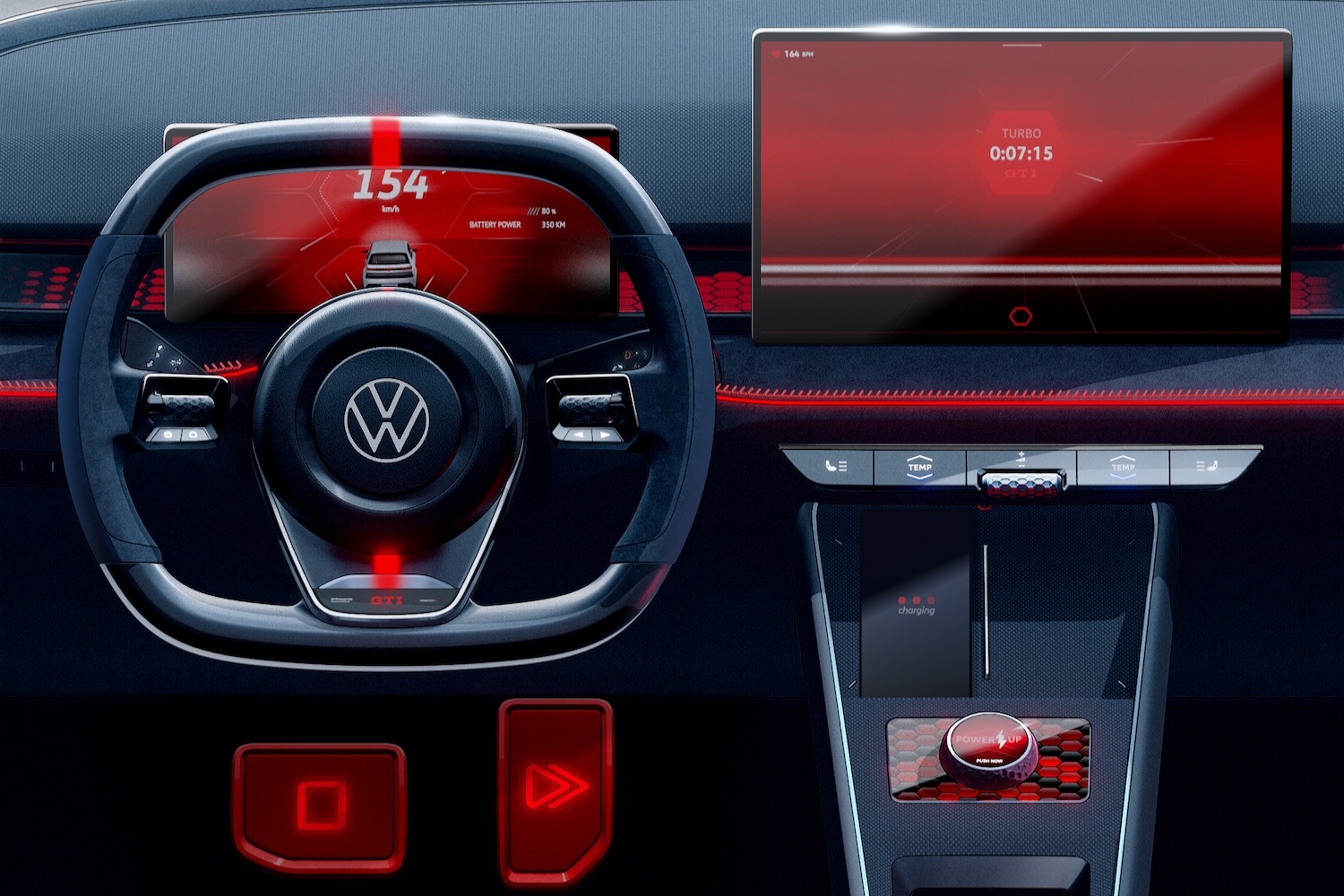 Rendering of the Volkswagen ID.GTI concept