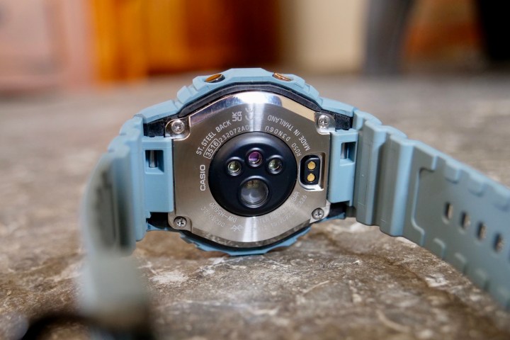 The Casio G-Shock DW-H5600, seen from the back.