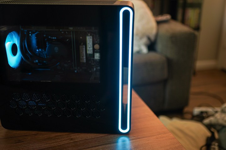 Front intake of the Alienware Aurora R16.