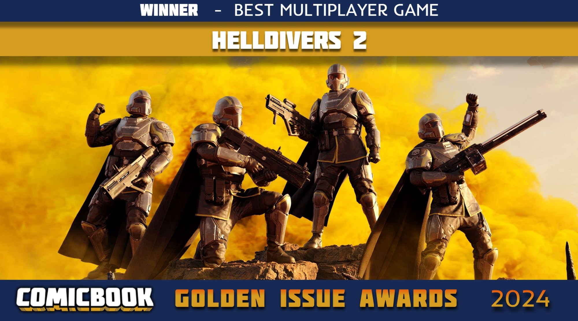 Helldivers 2: Crowned Best Multiplayer Game of 2024