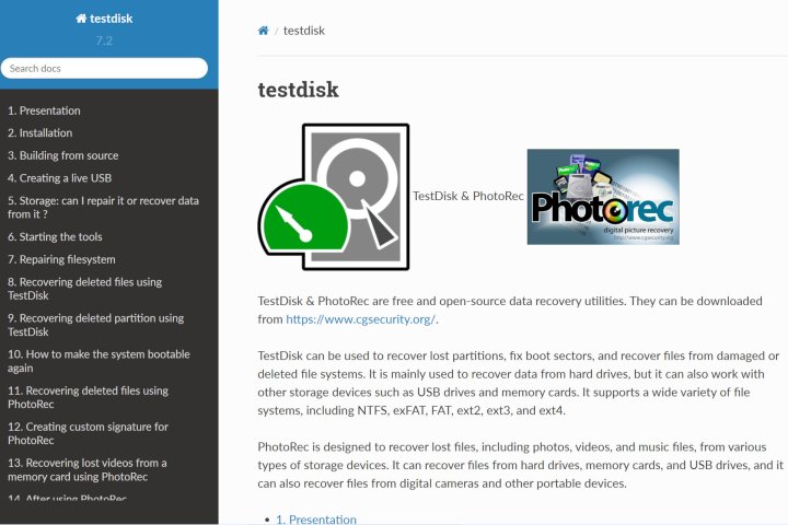 TestDisk and PhotoRec are free, open-source data recovery apps for the Mac.