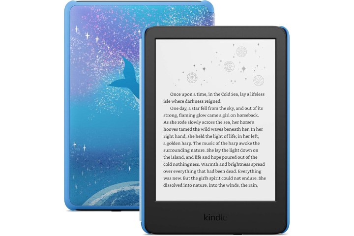 Kindle Kids tablet on a white background.