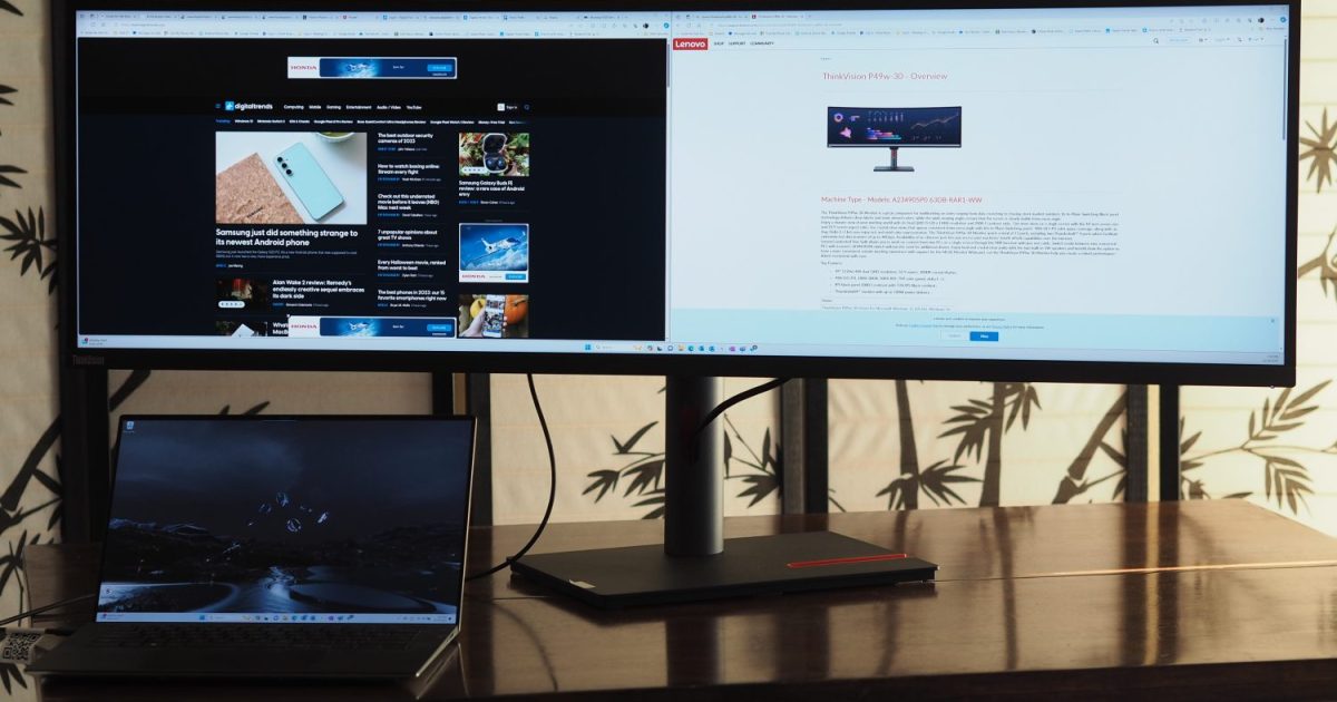 Lenovo ThinkVision P49w-30 Review: An Ultrawide Behemoth