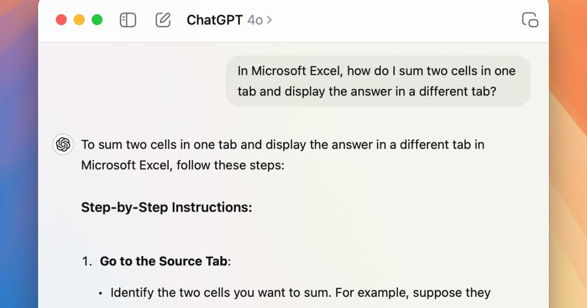 ChatGPT App Transforms the Mac into an "AI PC"