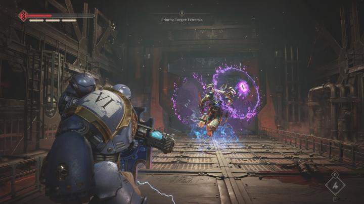 The image shows the player chasing a Sorcerer.