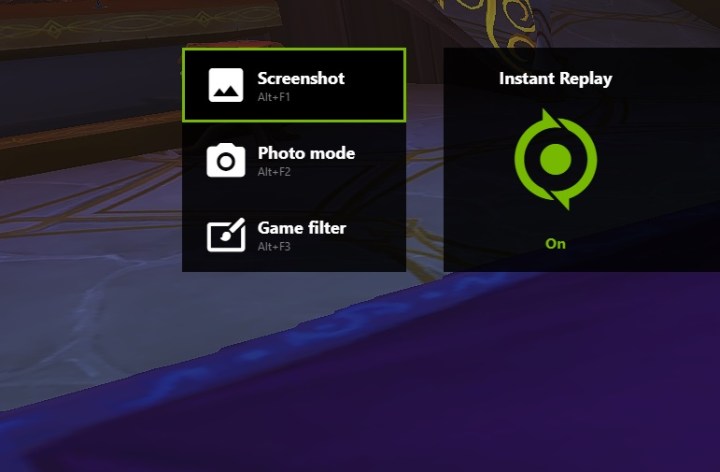 Nvidia Shadowplay settings.