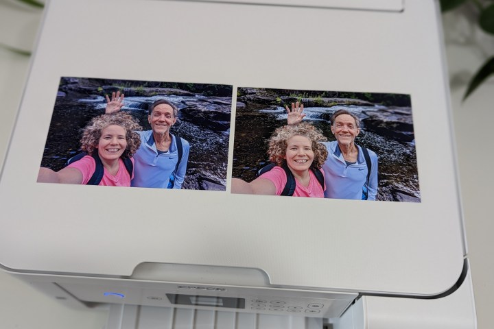 Photo print quality is generally good, though some color adjustments might be needed.