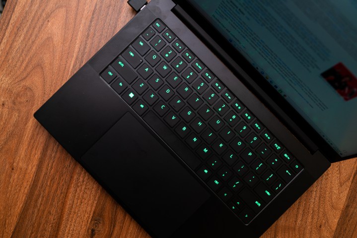 Keyboard on the Razer Blade 14.