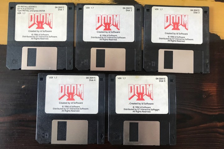 Floppy discs for Doom 2.