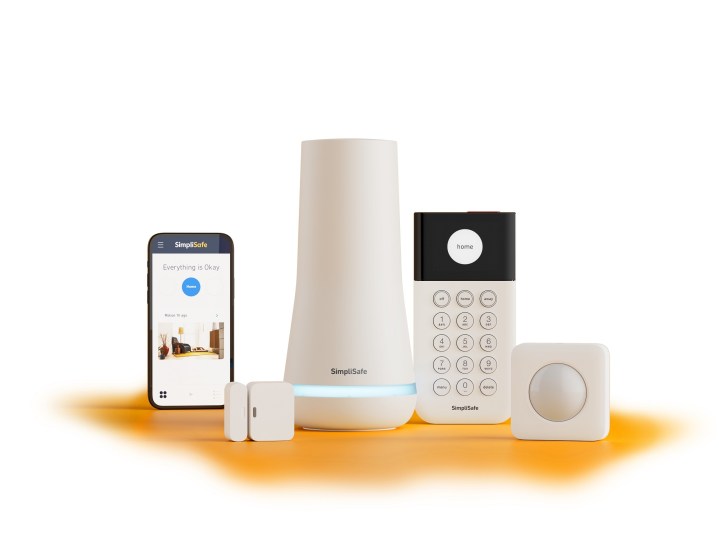 SimpliSafe The Foundation four piece wireless home security system