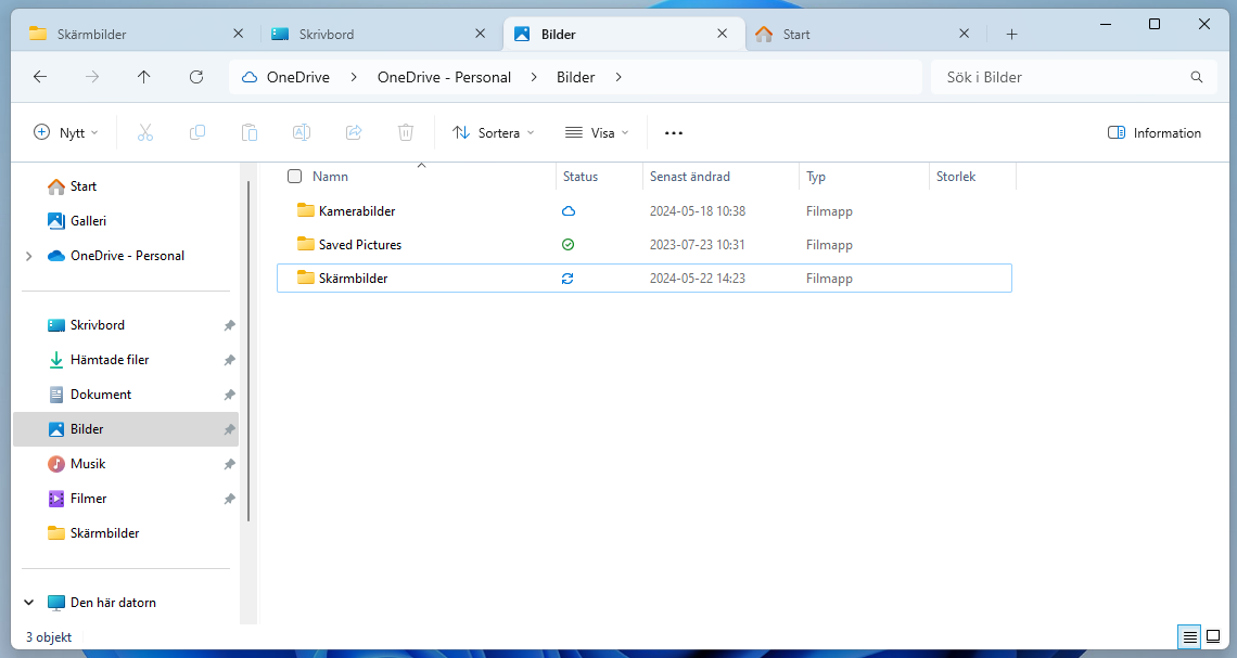 Using multiple tabs in File Explorer