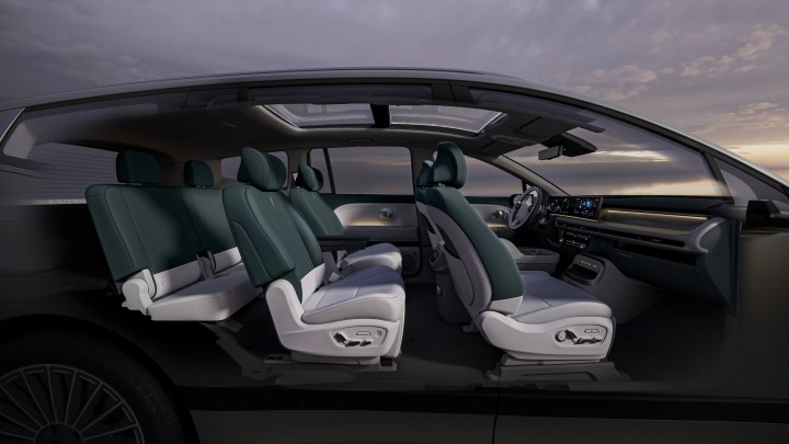 Interior seating of the Hyundai Ioniq 9