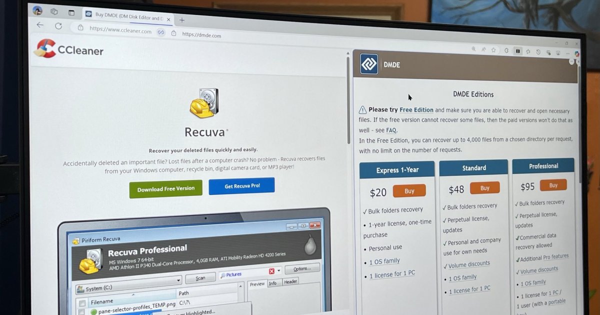 Recuva vs. DMDE: Choosing the Best Free Data Recovery Software