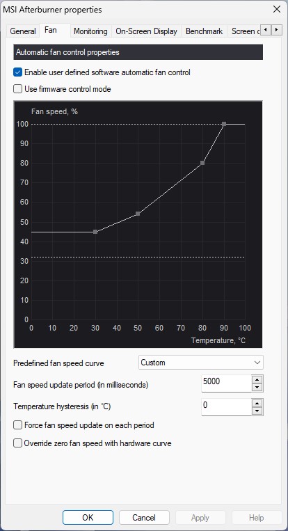 how to speed up your graphics card msi afterburner fan curve