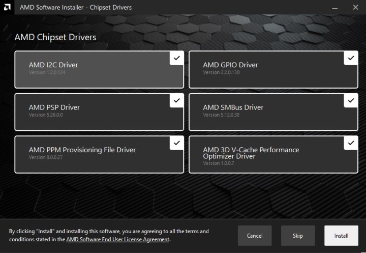 AMD Chipset Driver Update.