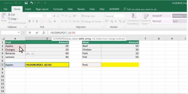 Specifying the Data Range