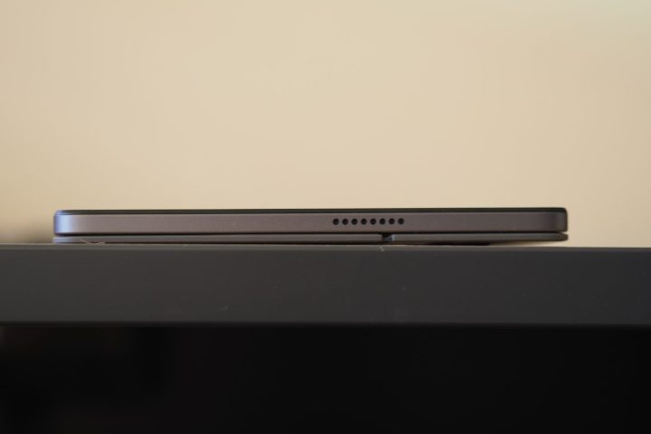 Lenovo Chromebook Duet 11 right side view showing ports.