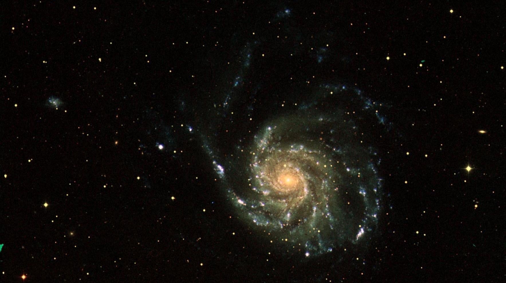 Dark matter could simply permeate the entire universe, including here in galaxy M101.