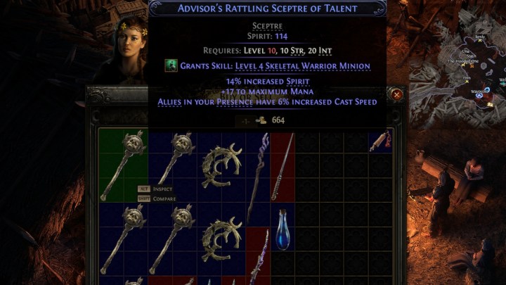 Scepter item description in Path of Exile 2.