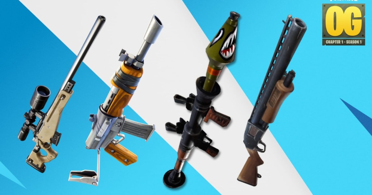 Dominate Fortnite OG: The Ultimate Chapter 1 Season 1 Weapon Tier List