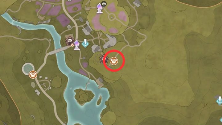 Overalls and Co map location in Infinity Nikki.