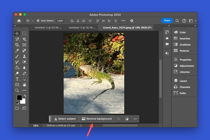 alt: The Photoshop Contextual Task Bar provides context-sensitive actions and options.