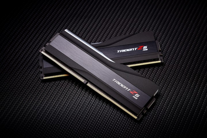 alt text: Two G.Skill Trident Z5 DDR5 RAM modules