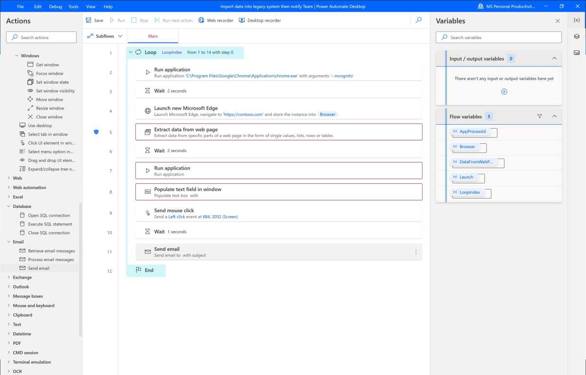 With Power Automate, you can automate recurring tasks on your PC with just a few mouse clicks, without having to have any programming knowledge.