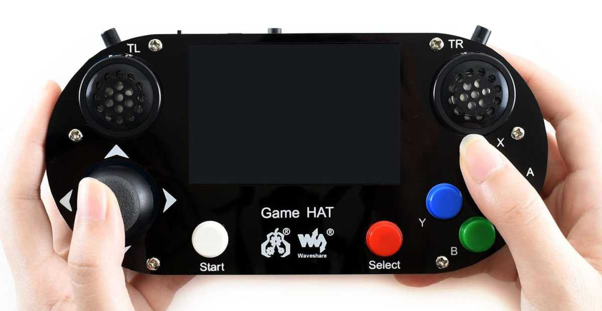 Turn your Raspberry Pi into a mini gaming console with the Game HAT.