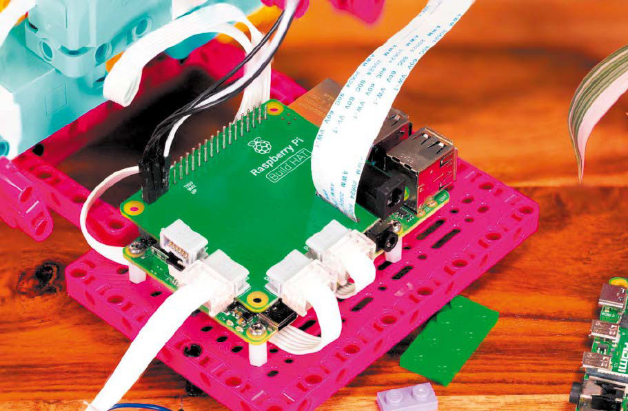 The Lego HAT empowers you to control Lego sensors and motors with your Raspberry Pi.