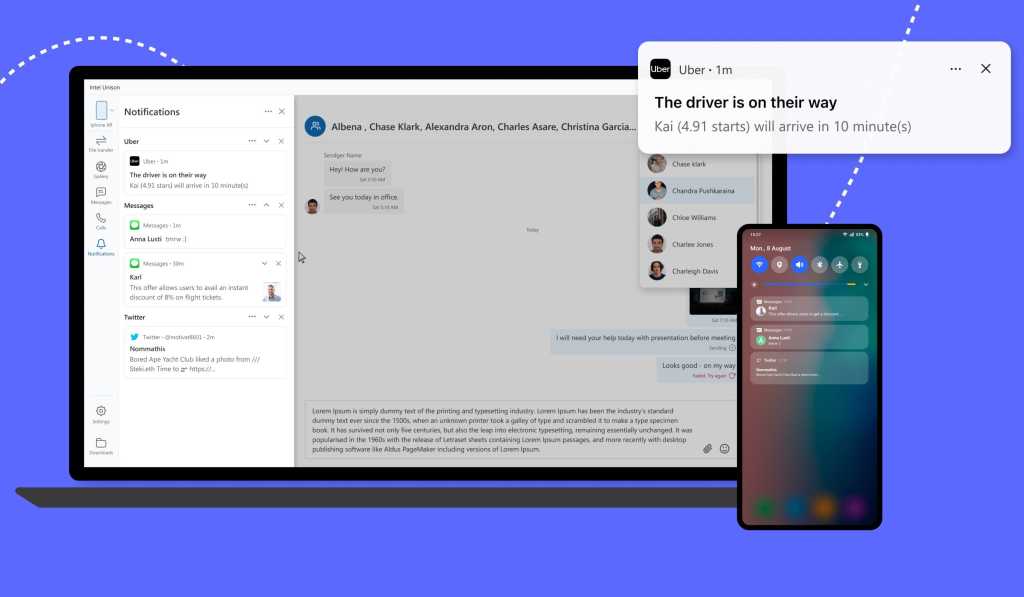 Access iMessage on Your Windows 11 PC with Intel Unison