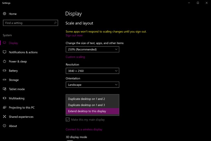 How to setup dual monitors in Windows 10