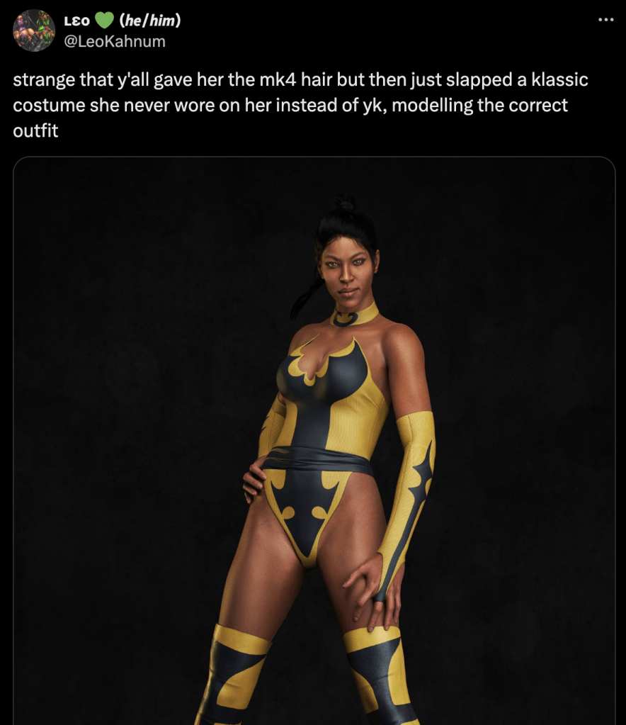 Mortal Kombat 1's New Tanya Skin Disappoints Fans with MK2 Homage