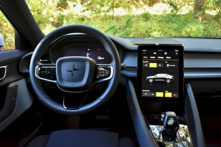 Interior of the 2024 Polestar 2.