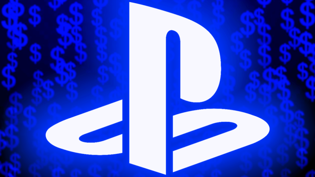 PlayStation Logo and Money