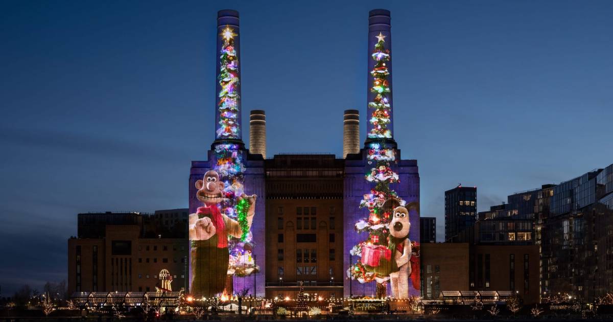 Aardman's Wallace & Gromit Shine in iPhone 16 Pro Stop-Motion Holiday Film at Battersea Power Station