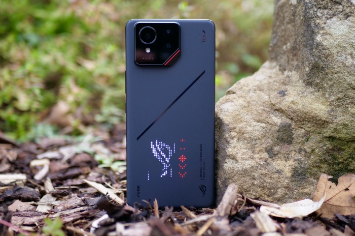 The back of the Asus ROG Phone 9 Pro.