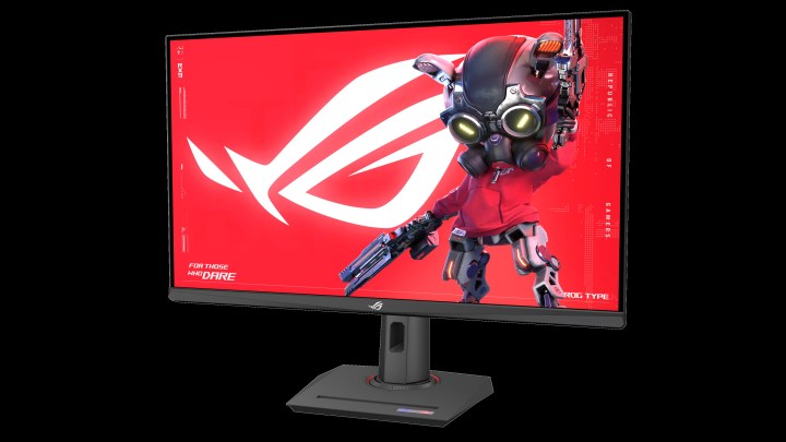 The ROG Strix XG32UCG monitor.