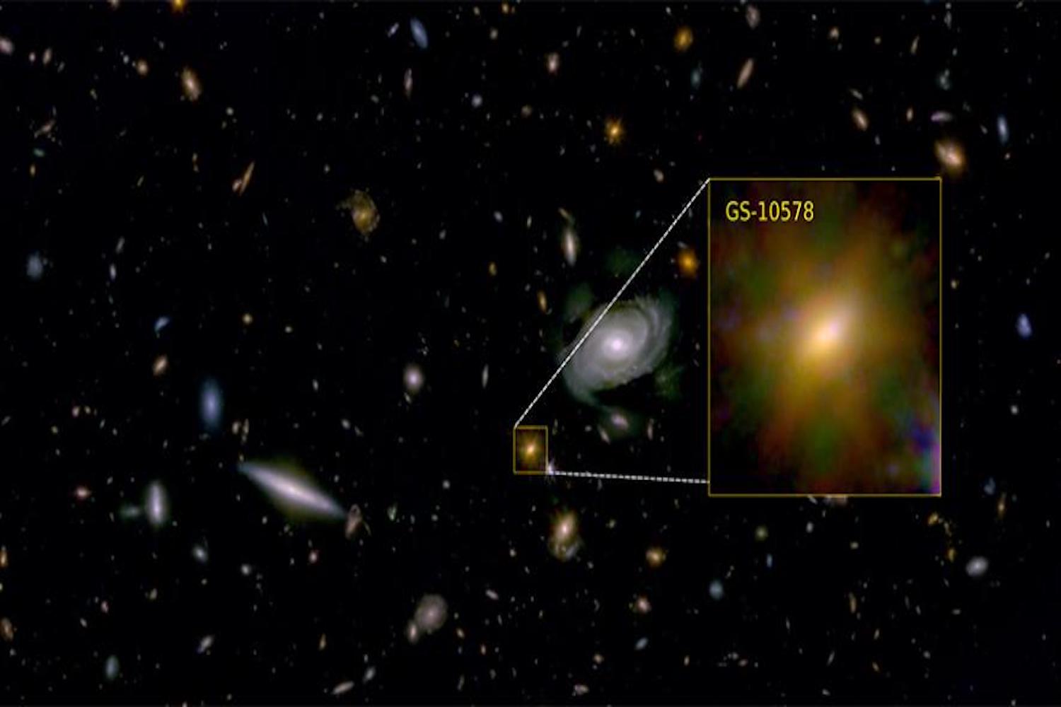 Black Hole Starves Galaxy, Hinting at Quiet Cosmic End