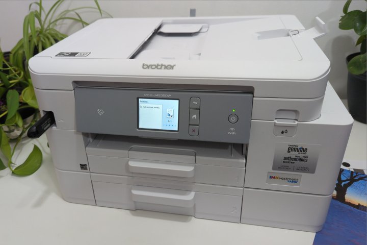 Brother MFC-J4535DW: Compact Design with Three Paper Trays